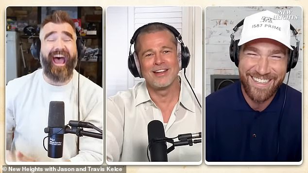 في نفس الحلقة من The New Heights Podcast ، اعترف ترافيس لأخيه ومستمعيه أنه كان شديدة النجوم على 