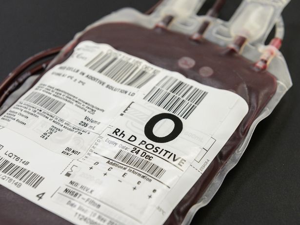 حزمة التبرع بالدم النموذجية