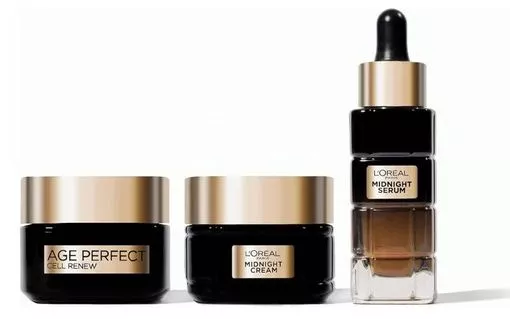 L'Oréal Paris Cell Reneved Midnight Trio مع كريم نهاري وكريم ليلي ومصل
