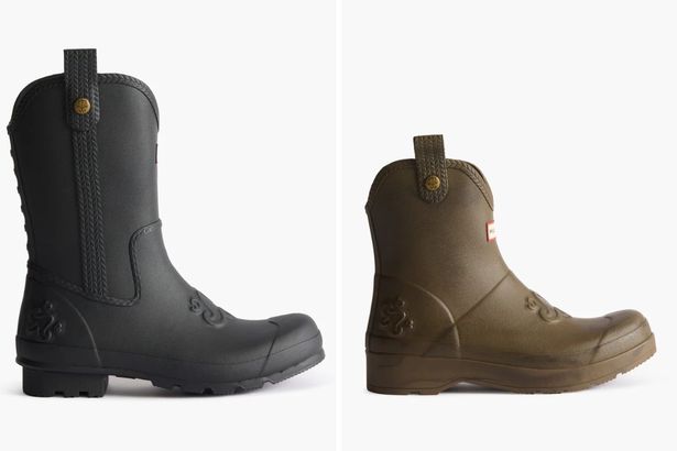 تمثل ويلز X Hunter Cowboy Boot Wellies 