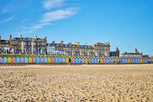 Lowestoft Beach ، سوفولك ، المملكة المتحدة