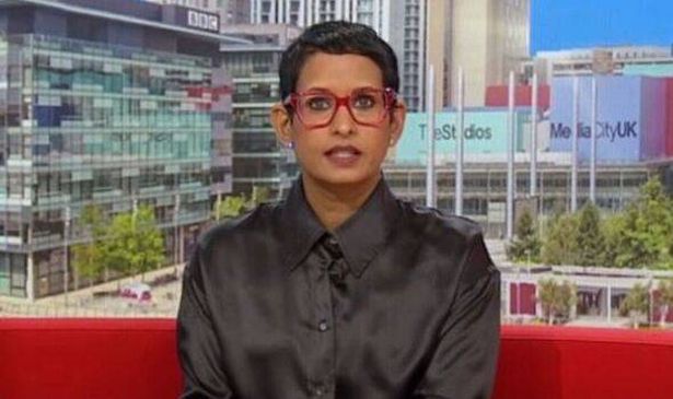 Naga Munchetty على BBC Breakfast Couch