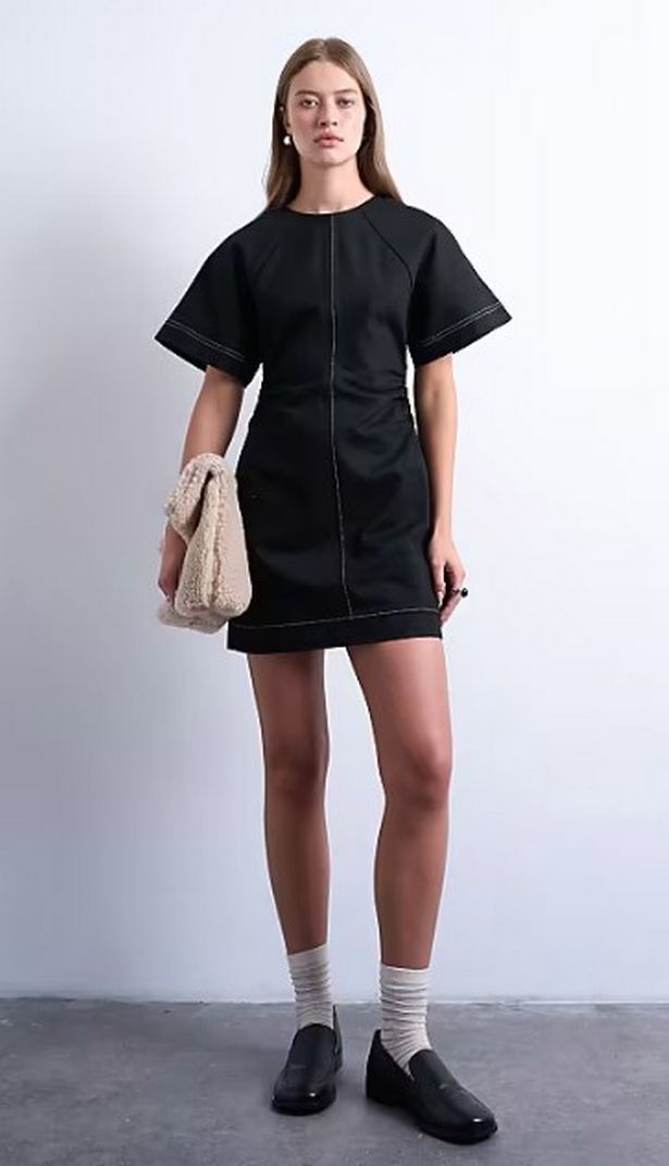 فستان Topshop Twill Mini