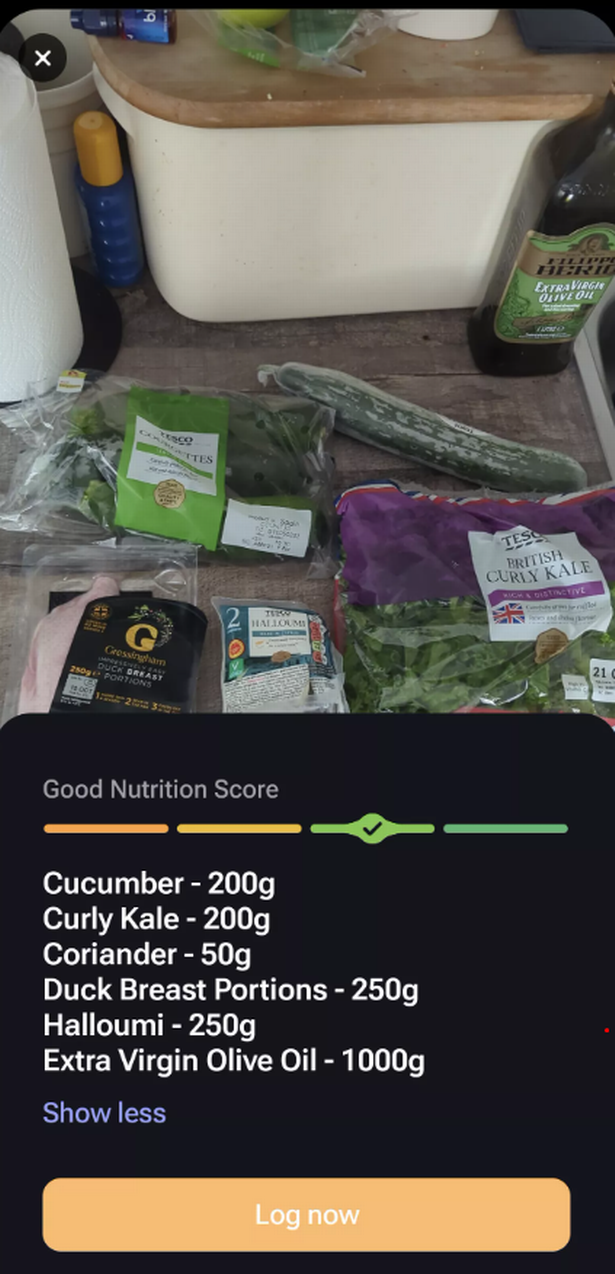 Simple's AVO تحليل الطعام من صورة
