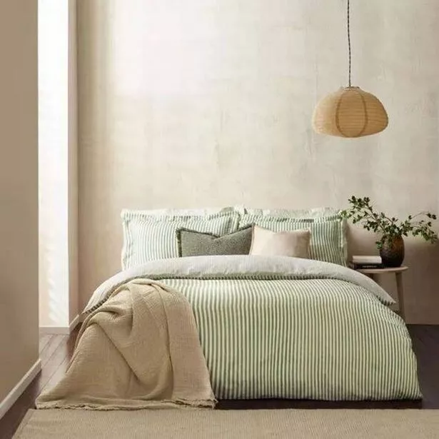 طبخ القطن Dunelm مجموعة باللون الأخضر