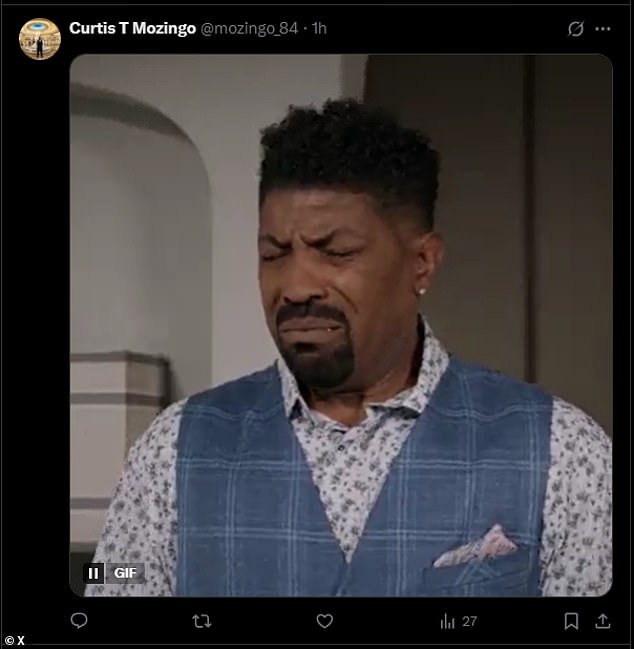 على X ، نشر user @mozingo_84 ميميًا متشوقًا