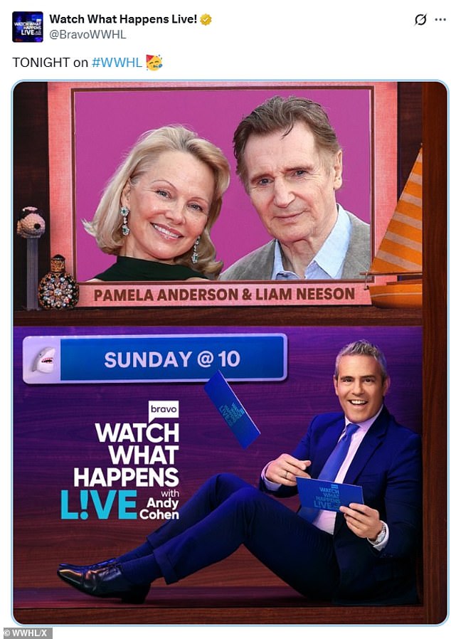 يمكن للمشجعين التقاط المزيد من الكيمياء التي لا يمكن إنكارها ليام وأندرسون في حلقة ليلة الأحد من برافو بوزي الحوارية ، شاهد ما يحدث على الهواء مباشرة