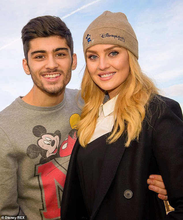 سبق أن انخرط المغني إلى نجم One Direction Zayn Malik في عام 2013 ، لكنهم انقسموا بعد عامين (في الصورة في عام 2014)