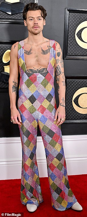 أنماط مصورة 2023 في حفل توزيع جوائز Grammy في لوس أنجلوس