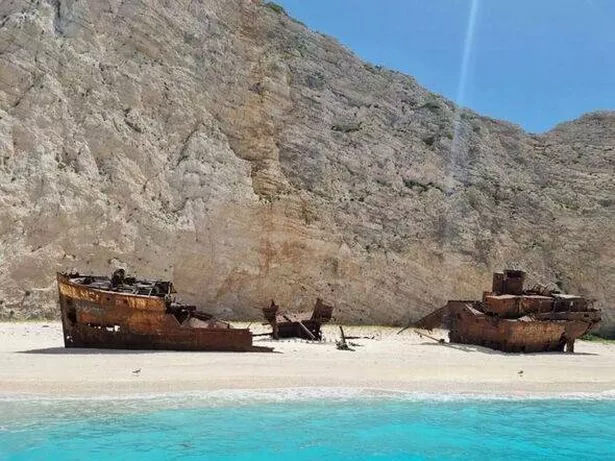 شاطئ حطام السفينة في Zakynthos
