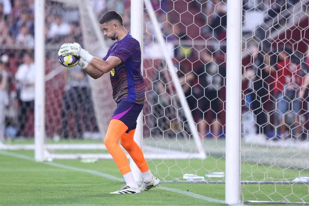 جوان جارسيا في وقت ما قبل الموسم مع برشلونة