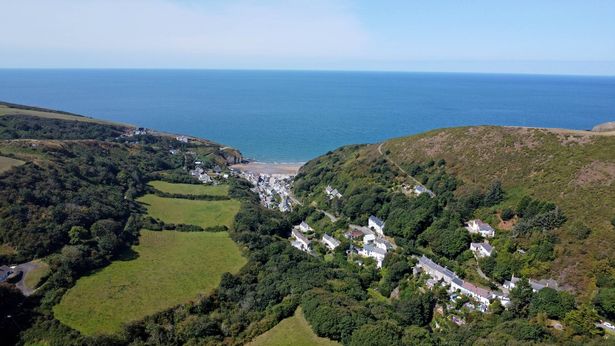 Llangrannog ، على ساحل Ceredigion