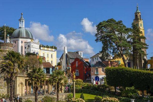 Portmeirion في ويلز ، المملكة المتحدة