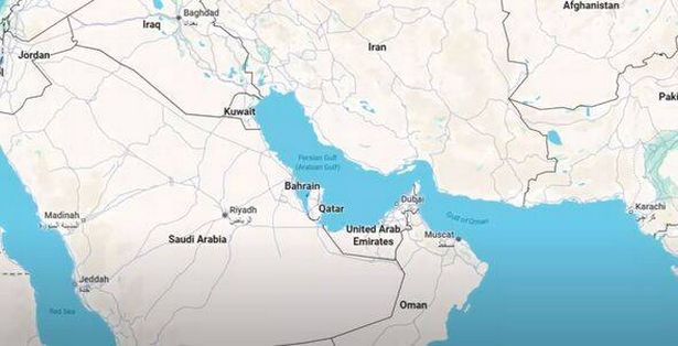خريطة الشرق الأوسط