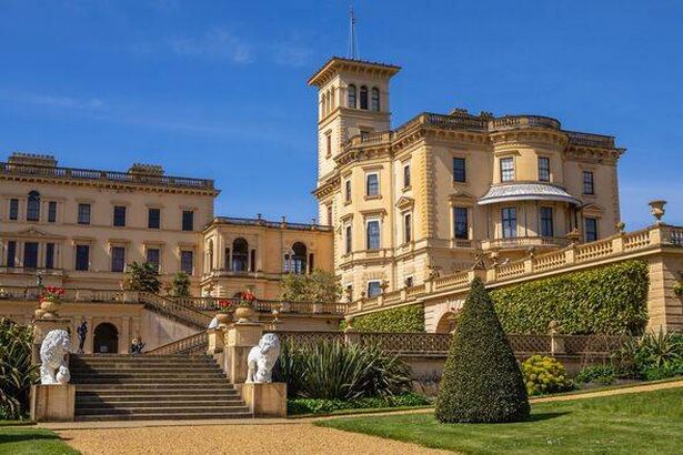 Osborne House الخارجي على جزيرة وايت ، المملكة المتحدة