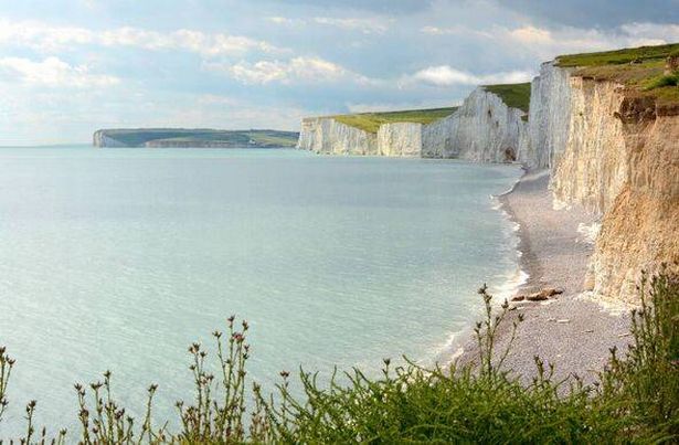 الطباشير البيضاء cliffs seven sisters