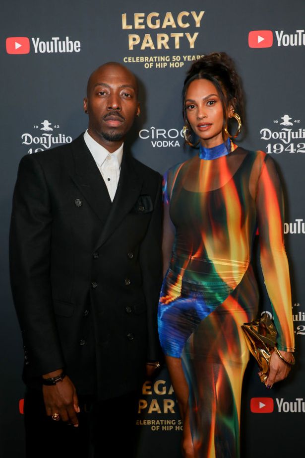 Azuka Ononye و Alesha Dixon في حدث عام 2023