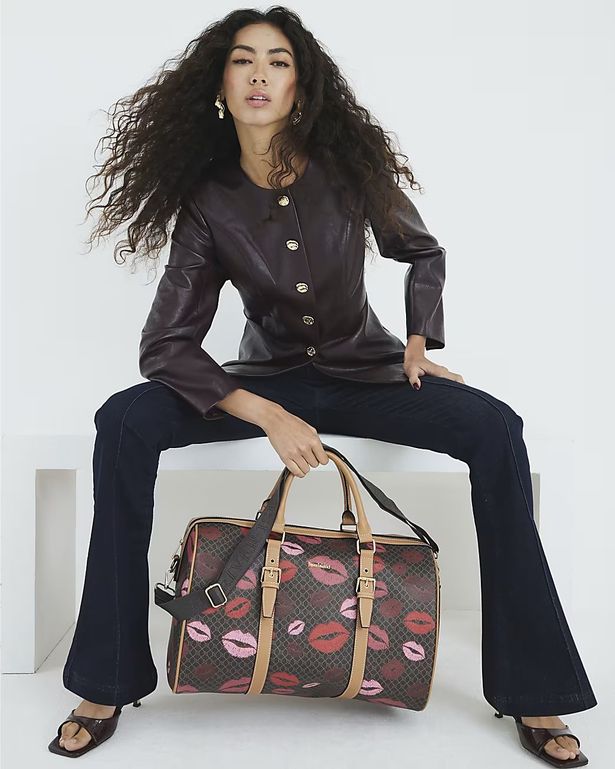 Morgan X River Island Weekend Weekend Lips Print