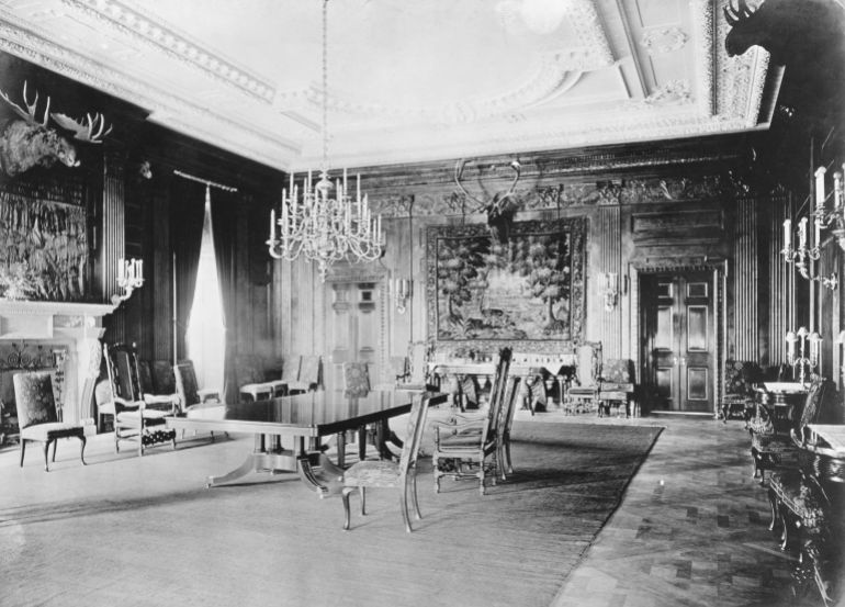 غرفة الطعام البيت الأبيض 1902