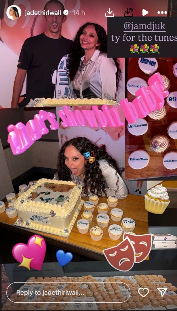 Jade Thirlwall مع الكثير من الكعك