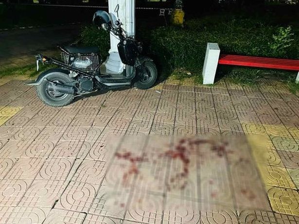 مسرح الجريمة حيث عثر على جيسيكا هوبكنز في مجموعة من الدماء