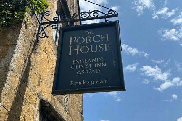 علامة حانة Porch House في Stow-on-the-the-wold