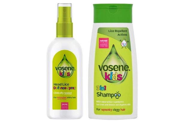 Vosene Kids Lice طارد 3in1 شامبو 250 مل ودافع الدفاع عن التكييف