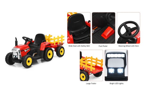 أطفال يركبون سيارة سيارة كهربائية 12V سيارة كهربائية 12 فولت مع الضوء والموسيقى قابلة للفصل