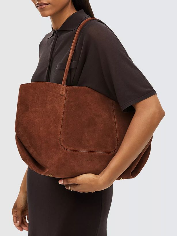 Radley The Compton Suede Medium Counder Bag ، Brown