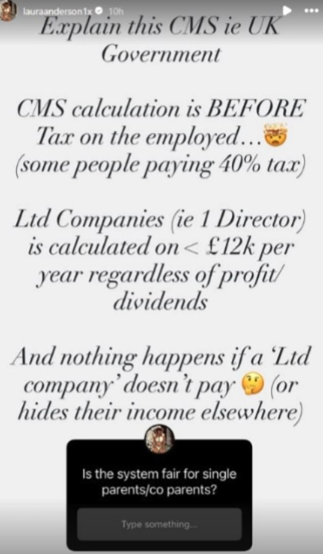 يأتي ذلك بعد أيام قليلة من نقل لورا إلى قصصها بمشاركة عن آباء 