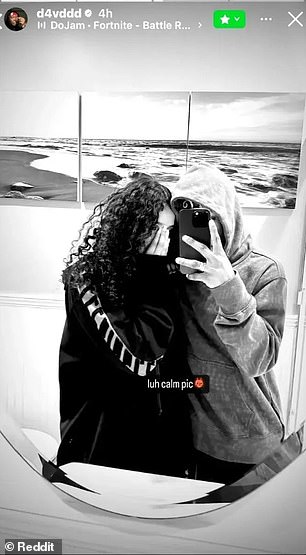 تُظهر لقطات شاشة الصور من صفحات وسائل التواصل الاجتماعي في بورك مع فتاة تشبه عن كثب الأوصاف وصور ريفاس