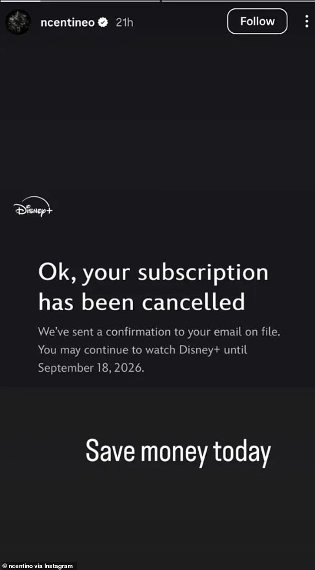شارك الممثل إمساكًا بإلغاء قصص Instagram - كتابة 