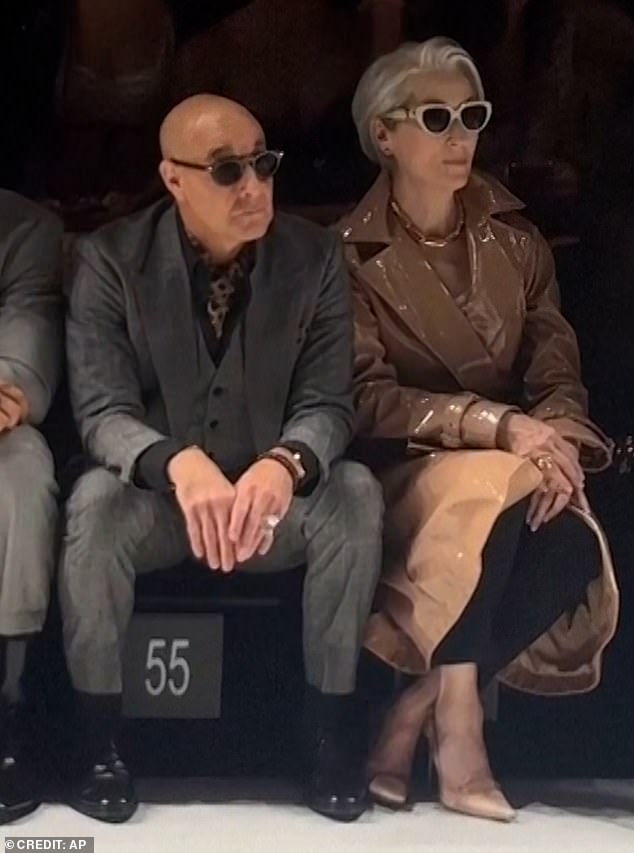 كان الزوجان يصوران مشاهد لصالح Devil Wears Prada 2 وانزلقوا بسلاسة إلى شخصياتهم من فيلم 2016