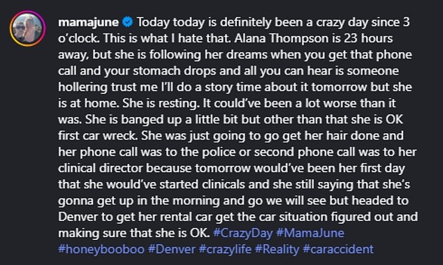 قالت ماما يونيو إن ابنتها 