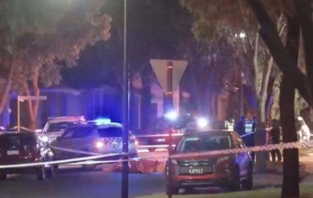ضابط الشرطة في مكان الحادث 