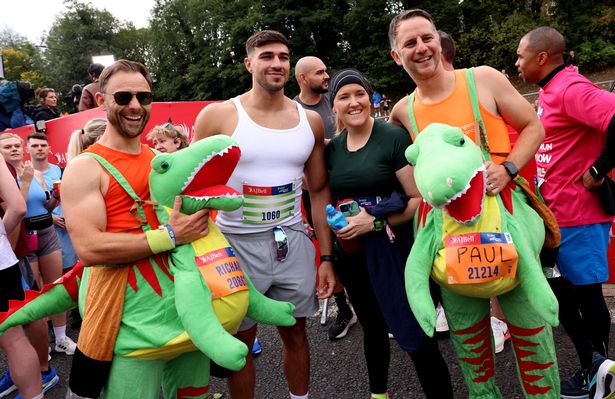 شارك تومي في السباق في نيوكاسل في نهاية الأسبوع الماضي