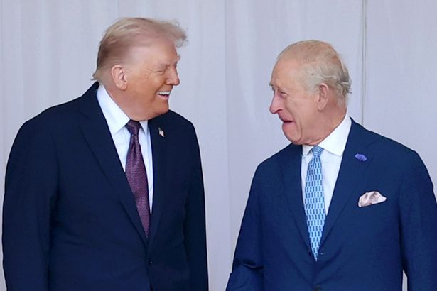 دونالد ترامب مع الملك تشارلز