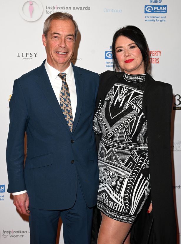 Nigel Farage و Laure Ferrari يحضرون جوائز الإلهام للنساء 2024  