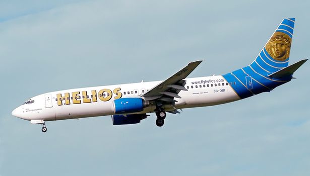 Helios Airways Boeing 737 طائرة 