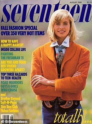 شاهدت أول غلاف مجلة النجم على الإطلاق في مقدمة السابعة عشر في عام 1989 (في الصورة) ، واستمرت في وضع أمثال Vogue و Allure و Elle