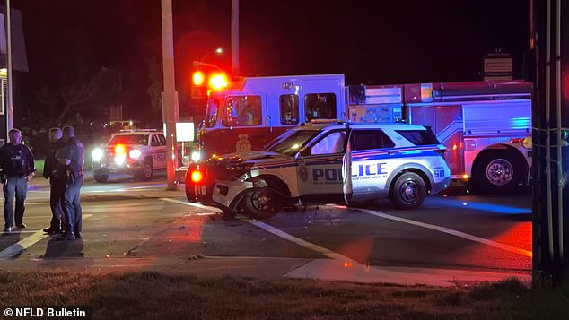 أشعل الحادث أيضًا وجود شاحنة الإطفاء