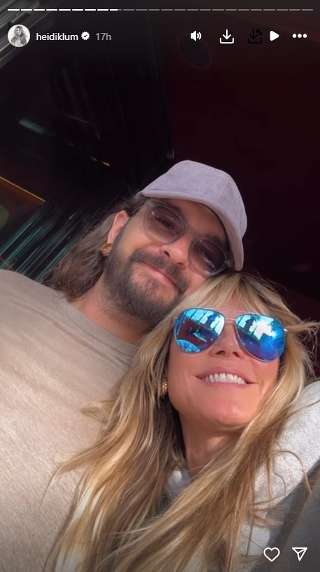 بدا الزوجان ، اللذان احتفلان بذكرى زواجهما لمدة ست سنوات في وقت سابق من هذا العام ، محبوبان حيث قضوا وقتًا ممتعًا معًا قبل عروض الأزياء