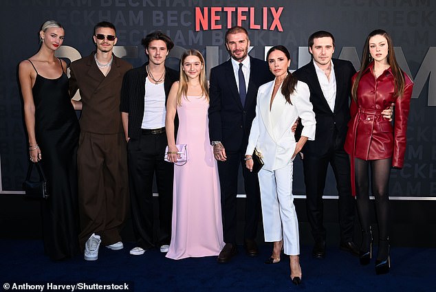 كان بروكلين ونيكولا جزءًا كبيرًا من الاحتفالات العائلية للعرض الأول لفيلم David's Netflix قبل عامين