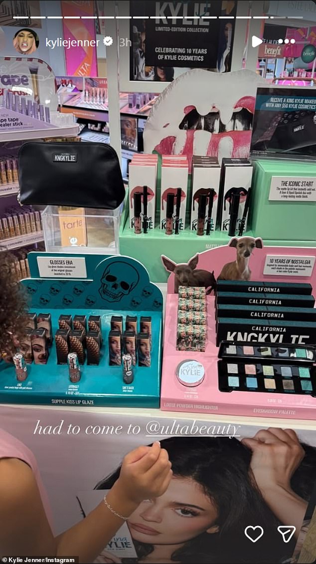 جينر - التي تضم 567.5 مليون متابع على وسائل التواصل الاجتماعي - نشرت على Instagram: