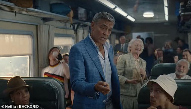 يلعب جورج دور نجم سينمائي 