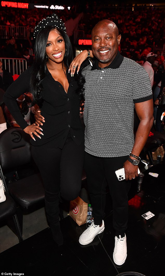 تم الانتهاء من طلاق بورشا من سيمون جوباديا في يونيو. الصورة في أتلانتا في أكتوبر 2022