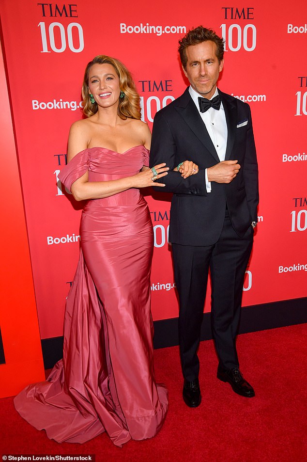 شوهدت ليفلي ورينولدز في أبريل في حفل Time 100 في مدينة نيويورك