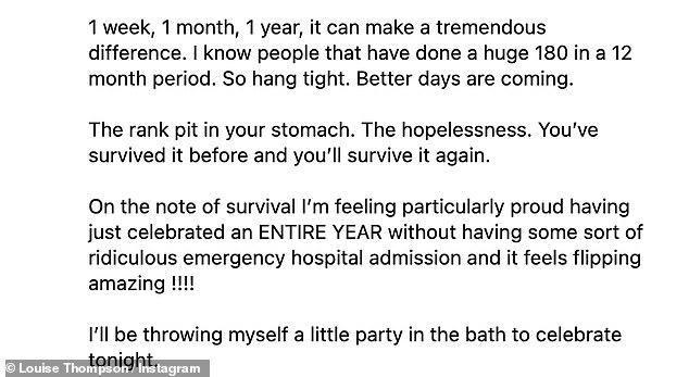 وأصرت على أن الصعوبات التي واجهتها جعلتها تكتشف قدرات جديدة داخل نفسها وتصبح أقوى، ووصفت العملية بأنها 