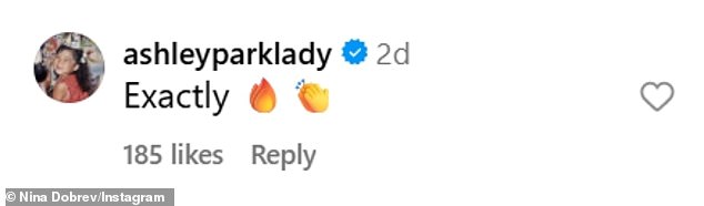 لم يستغرق الأمر وقتًا طويلاً حتى تفاعل متابعو وسائل التواصل الاجتماعي البالغ عددهم 47.7 مليون متابع للجمال البلغاري المولد، الذي نشأ في تورونتو، مع عرض الشرائح الخاص بها، بما في ذلك نجمة إميلي في باريس آشلي بارك، التي علقت: 