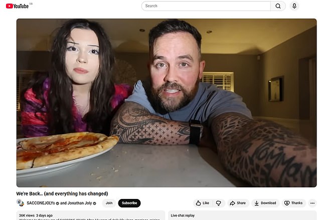 جوناثان مع أميليا في فيديو جديد تم نشره بعد عيد الهالوين